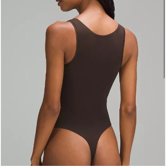 NWT  Lululemon Wundermost Ultra-Soft Nulu Square-Neck Sleeveless Bodysuit - Picture 2 of 5